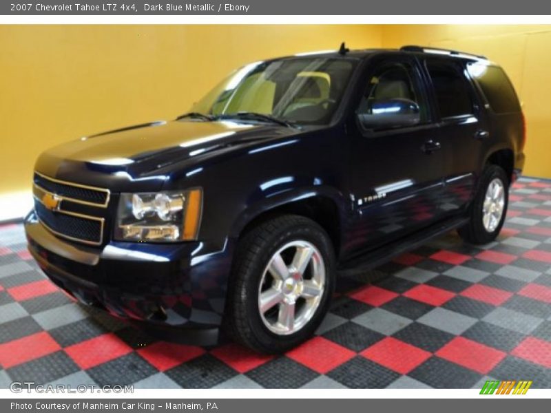 Dark Blue Metallic / Ebony 2007 Chevrolet Tahoe LTZ 4x4