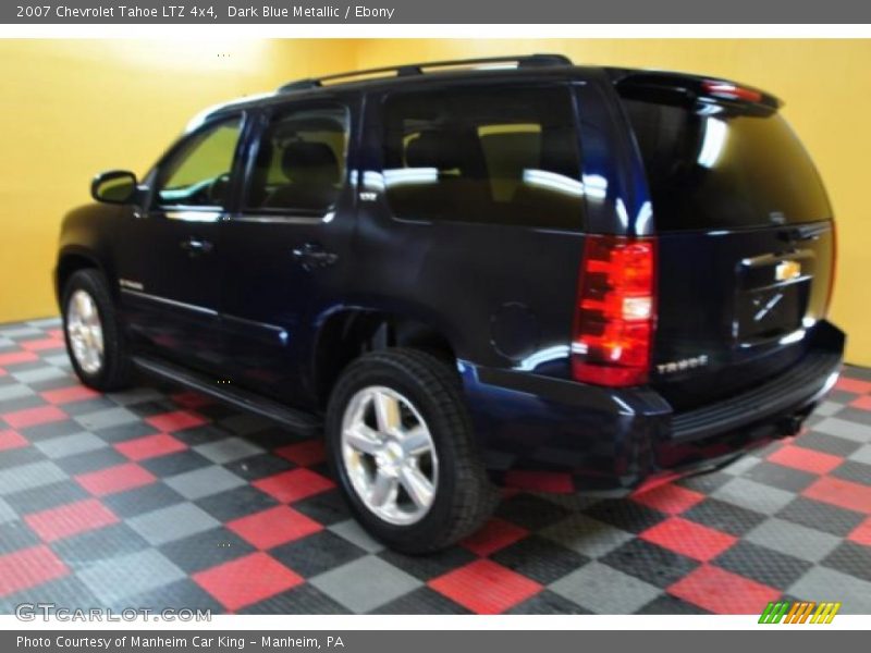 Dark Blue Metallic / Ebony 2007 Chevrolet Tahoe LTZ 4x4