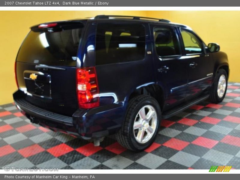 Dark Blue Metallic / Ebony 2007 Chevrolet Tahoe LTZ 4x4