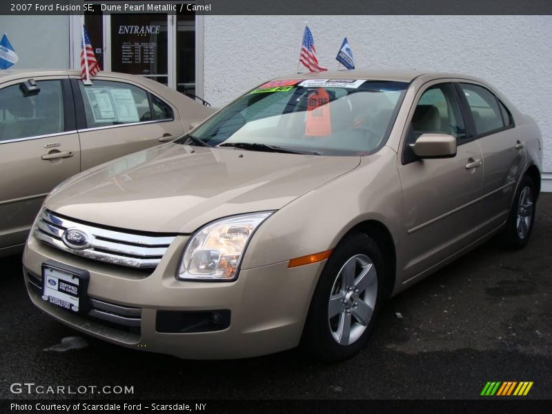 Dune Pearl Metallic / Camel 2007 Ford Fusion SE