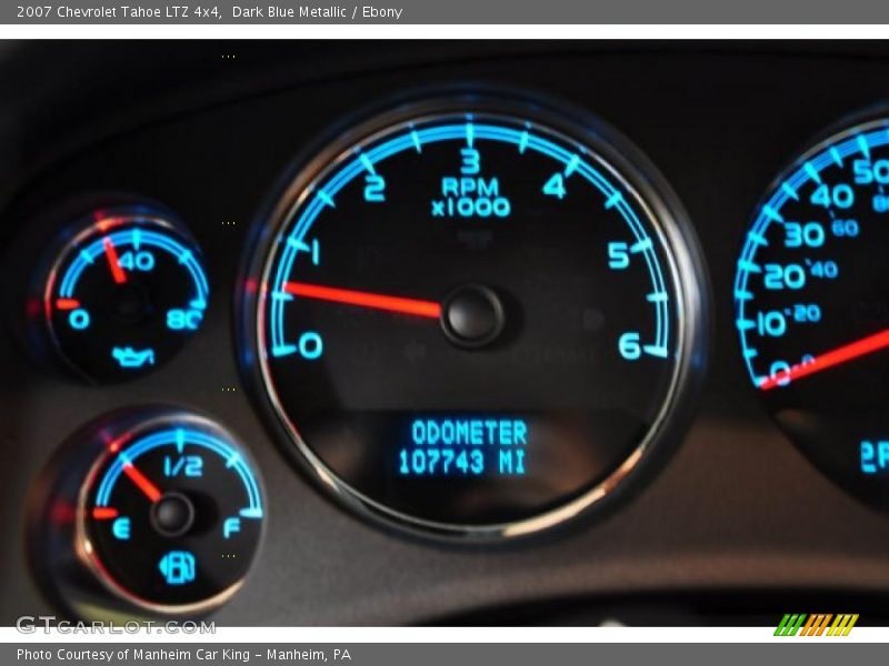 Dark Blue Metallic / Ebony 2007 Chevrolet Tahoe LTZ 4x4