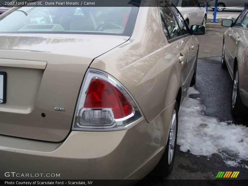 Dune Pearl Metallic / Camel 2007 Ford Fusion SE