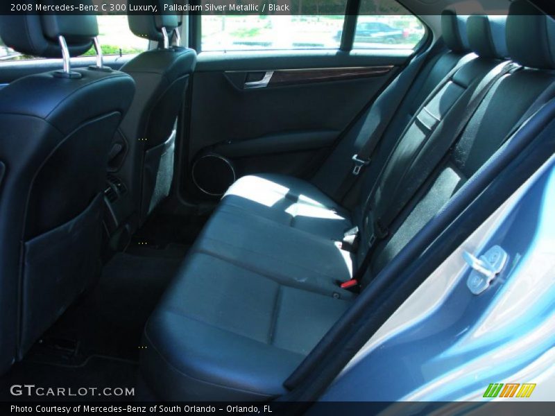 Palladium Silver Metallic / Black 2008 Mercedes-Benz C 300 Luxury