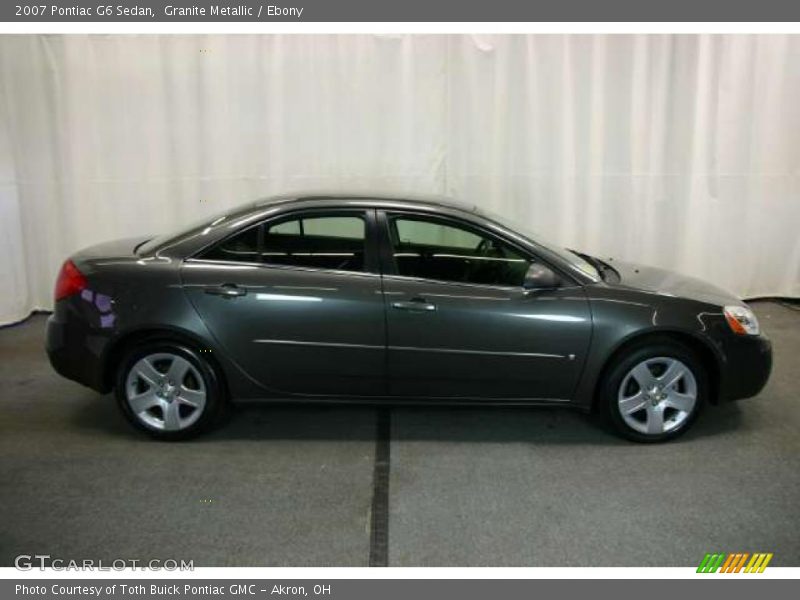 Granite Metallic / Ebony 2007 Pontiac G6 Sedan