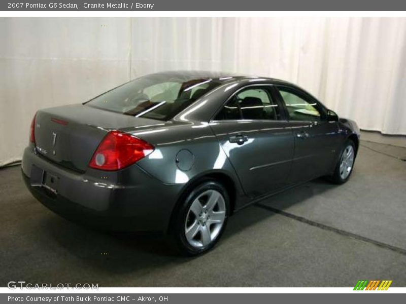 Granite Metallic / Ebony 2007 Pontiac G6 Sedan