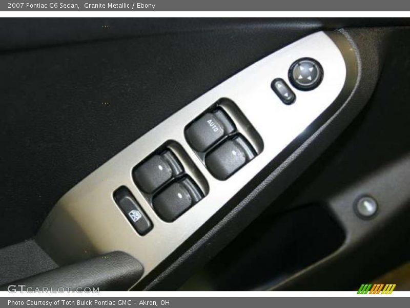 Granite Metallic / Ebony 2007 Pontiac G6 Sedan