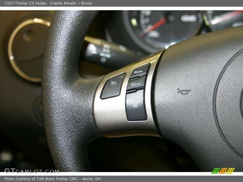Granite Metallic / Ebony 2007 Pontiac G6 Sedan