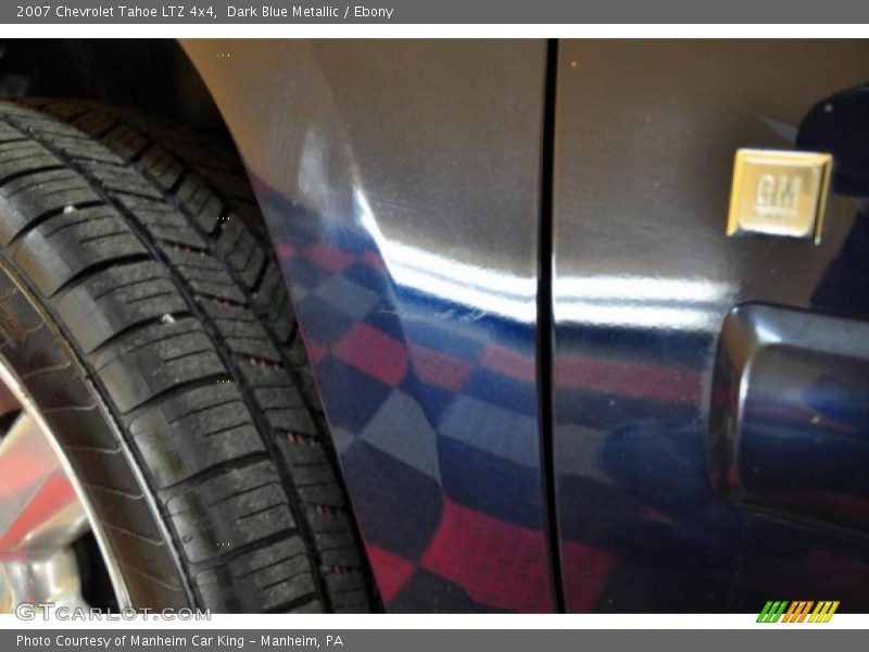 Dark Blue Metallic / Ebony 2007 Chevrolet Tahoe LTZ 4x4