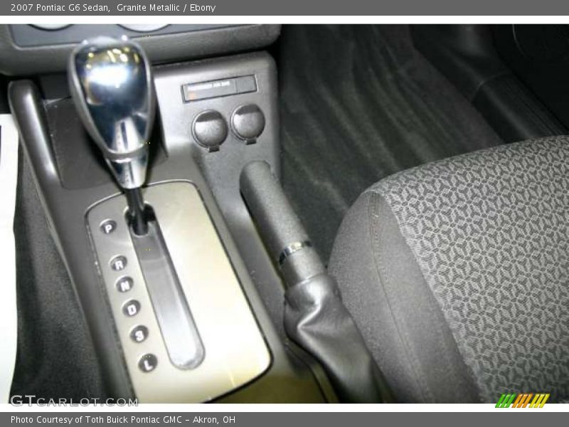 Granite Metallic / Ebony 2007 Pontiac G6 Sedan