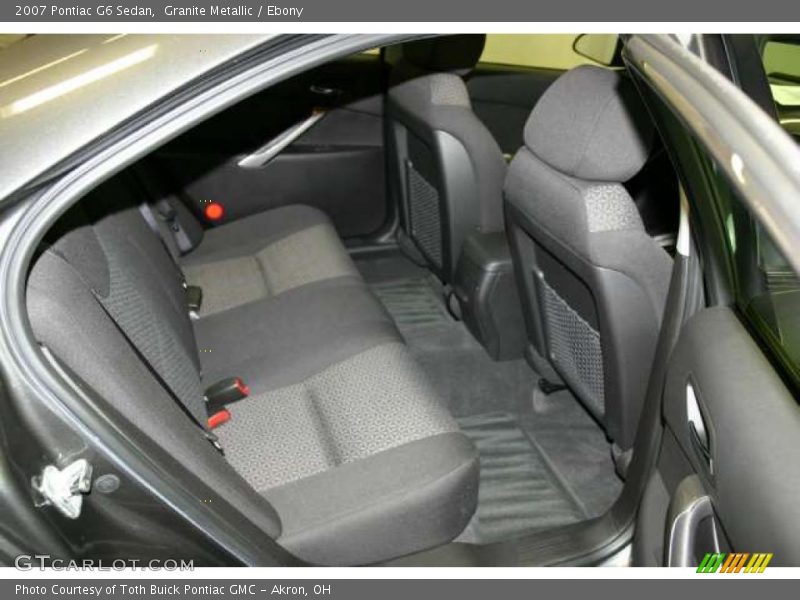 Granite Metallic / Ebony 2007 Pontiac G6 Sedan
