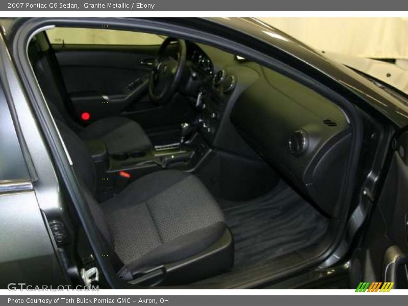 Granite Metallic / Ebony 2007 Pontiac G6 Sedan
