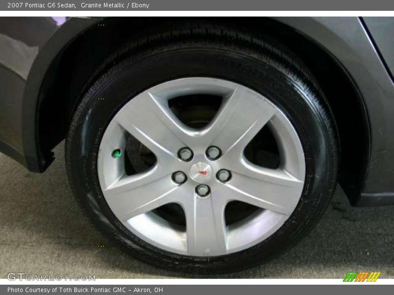 Granite Metallic / Ebony 2007 Pontiac G6 Sedan