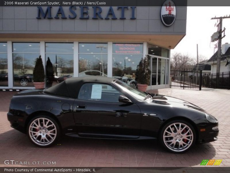 Nero (Black) / Nero/Cuoio 2006 Maserati GranSport Spyder