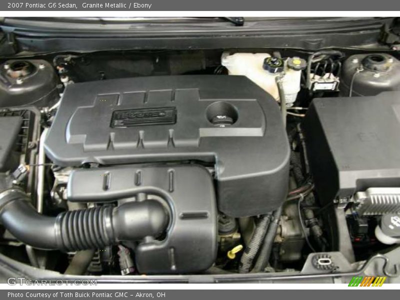 Granite Metallic / Ebony 2007 Pontiac G6 Sedan