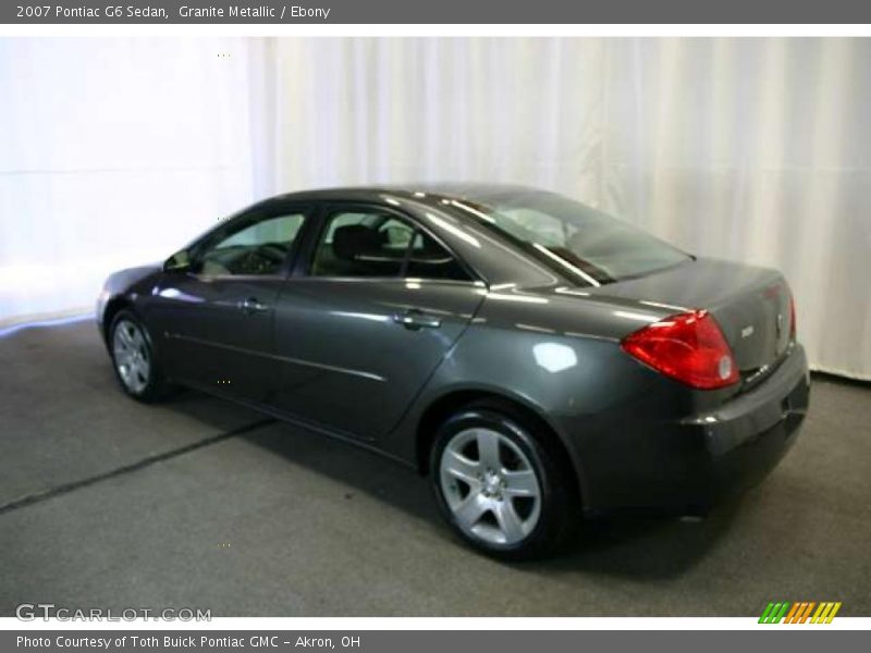 Granite Metallic / Ebony 2007 Pontiac G6 Sedan