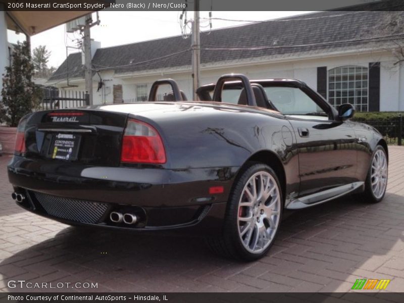 Nero (Black) / Nero/Cuoio 2006 Maserati GranSport Spyder