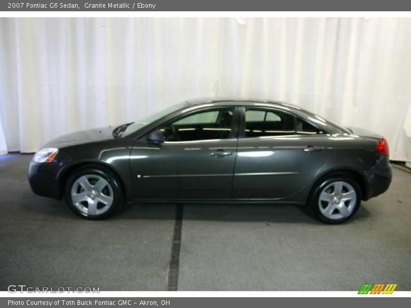 Granite Metallic / Ebony 2007 Pontiac G6 Sedan