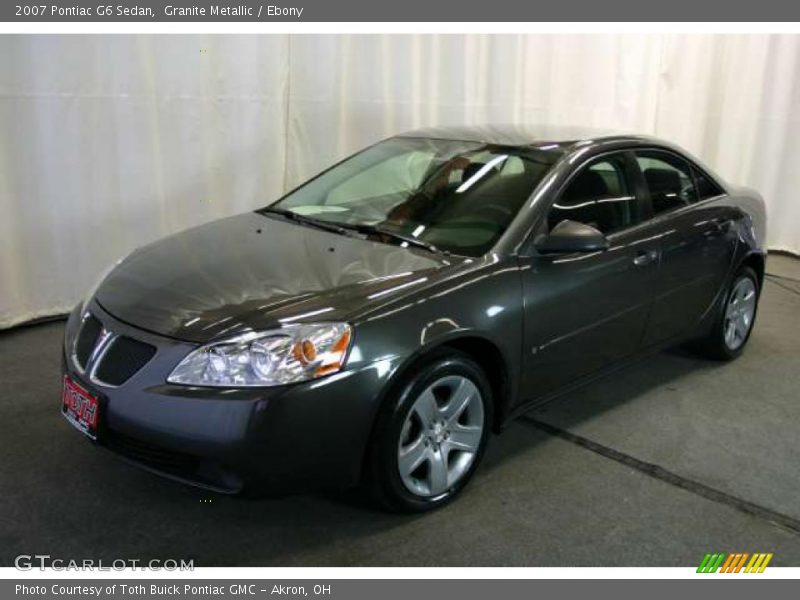 Granite Metallic / Ebony 2007 Pontiac G6 Sedan