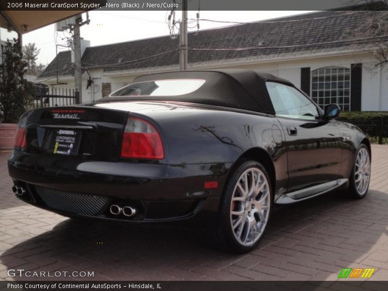 Nero (Black) / Nero/Cuoio 2006 Maserati GranSport Spyder