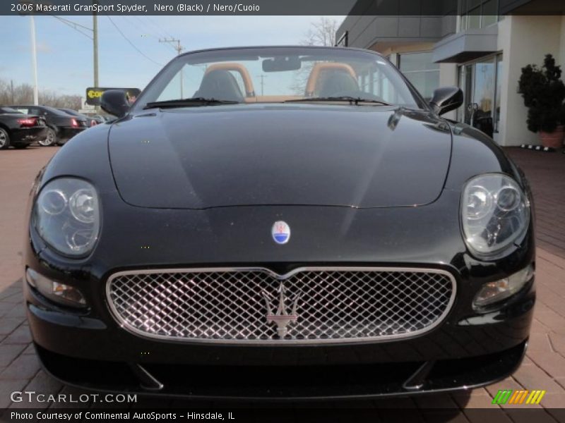 Nero (Black) / Nero/Cuoio 2006 Maserati GranSport Spyder