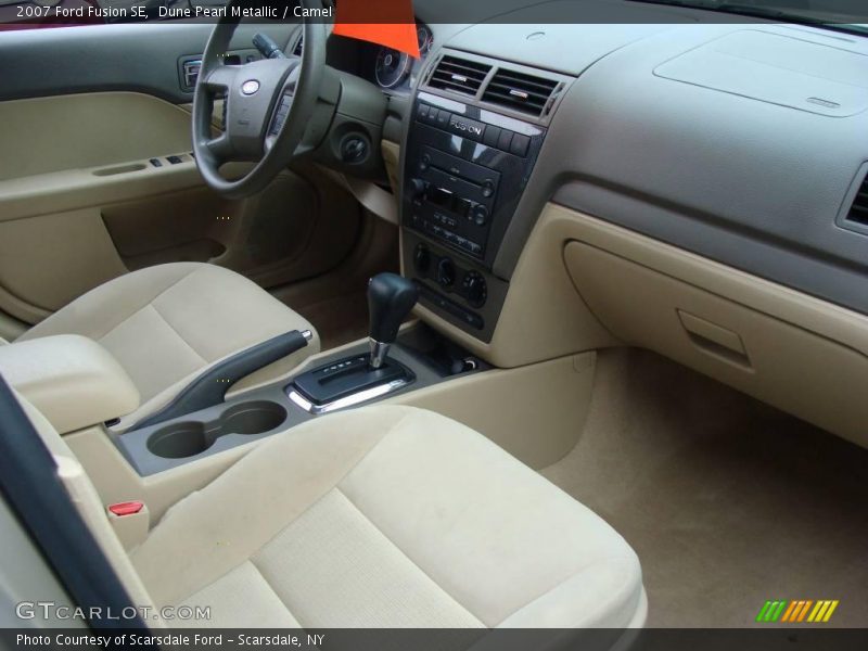 Dune Pearl Metallic / Camel 2007 Ford Fusion SE