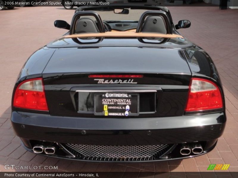Nero (Black) / Nero/Cuoio 2006 Maserati GranSport Spyder