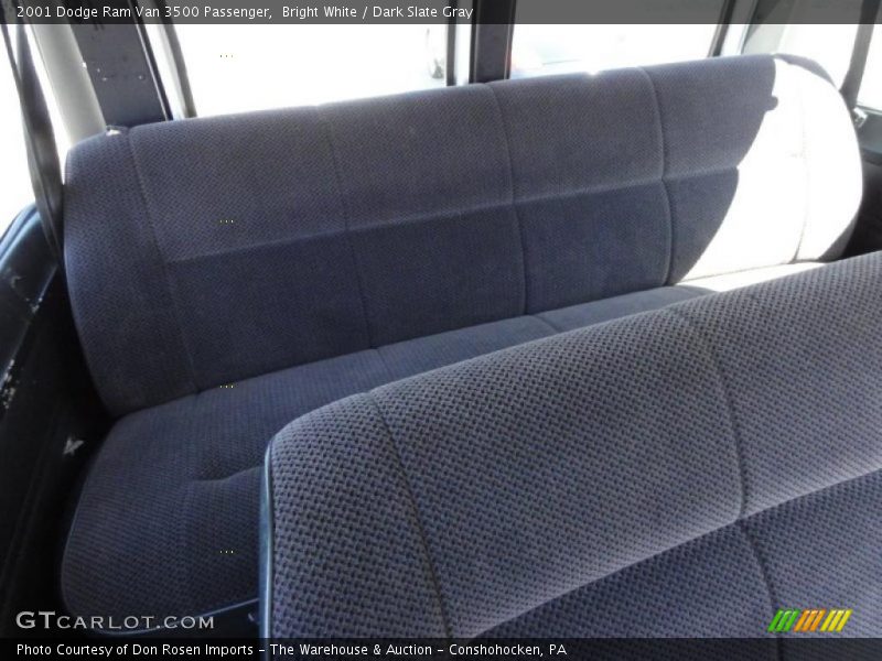 Bright White / Dark Slate Gray 2001 Dodge Ram Van 3500 Passenger