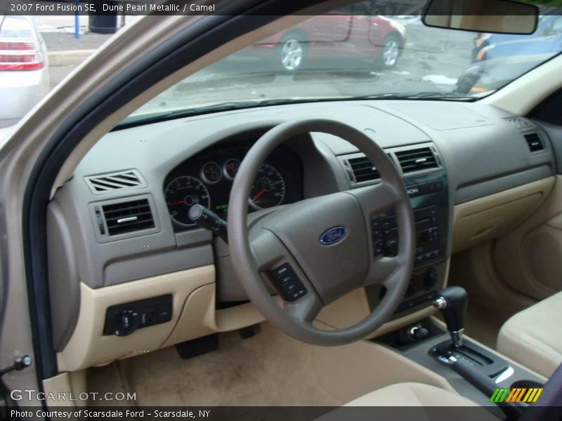 Dune Pearl Metallic / Camel 2007 Ford Fusion SE