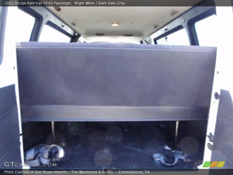 Bright White / Dark Slate Gray 2001 Dodge Ram Van 3500 Passenger
