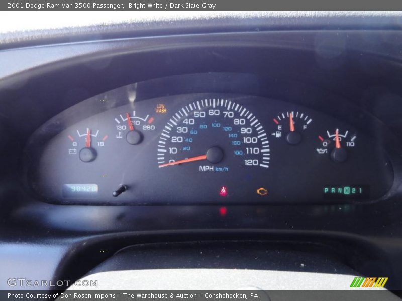  2001 Ram Van 3500 Passenger 3500 Passenger Gauges
