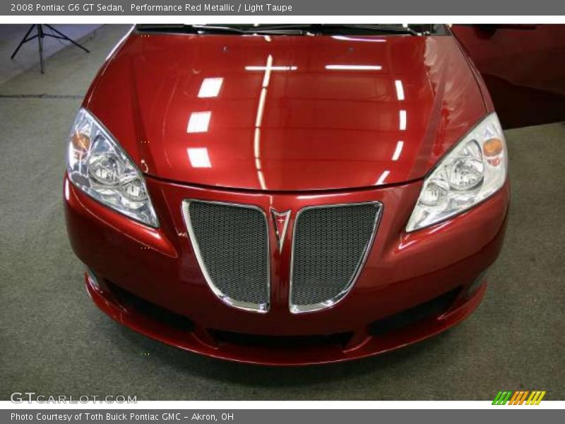 Performance Red Metallic / Light Taupe 2008 Pontiac G6 GT Sedan