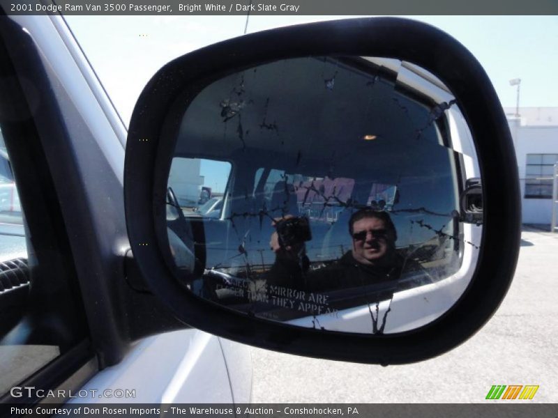 Bright White / Dark Slate Gray 2001 Dodge Ram Van 3500 Passenger