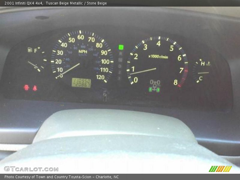  2001 QX4 4x4 4x4 Gauges