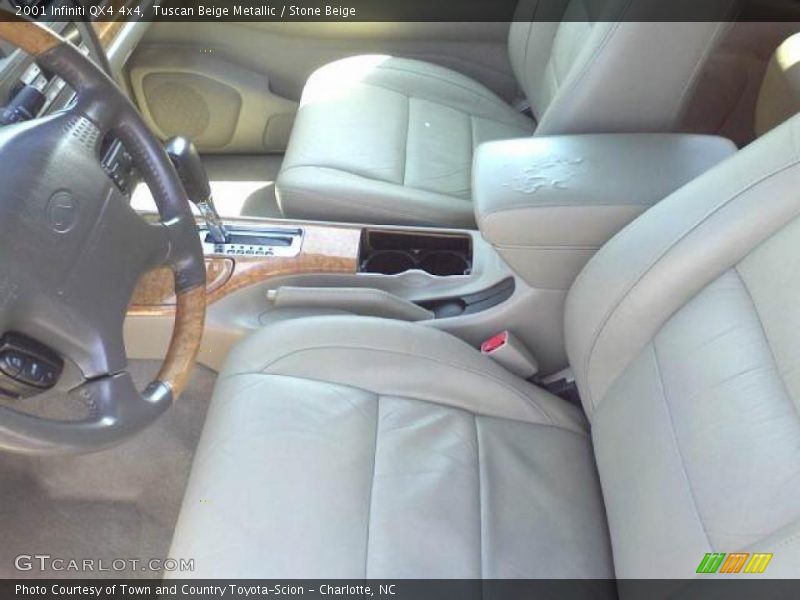  2001 QX4 4x4 Stone Beige Interior