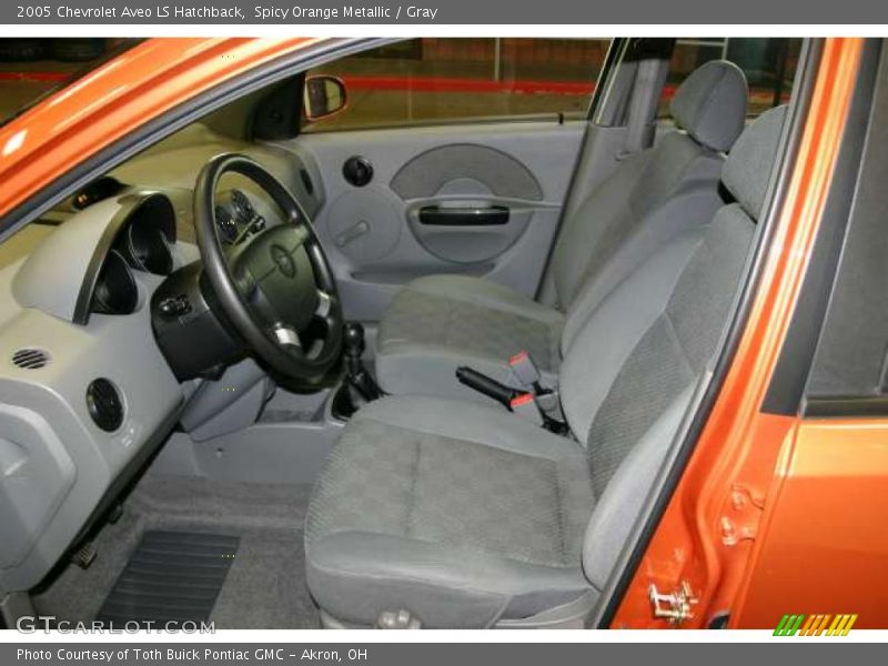  2005 Aveo LS Hatchback Gray Interior