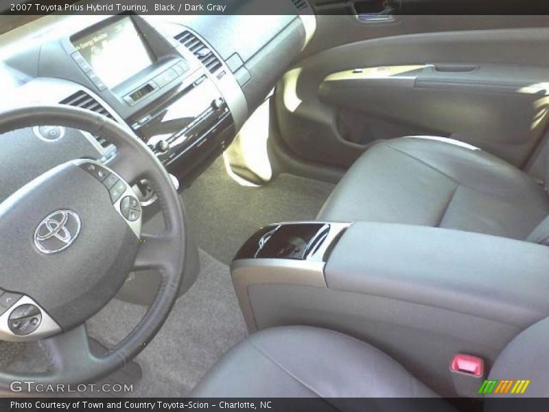 Black / Dark Gray 2007 Toyota Prius Hybrid Touring