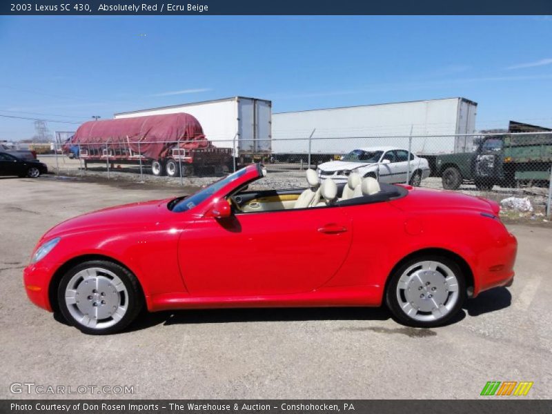  2003 SC 430 Absolutely Red