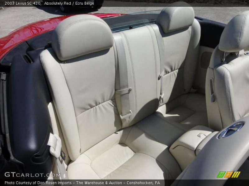  2003 SC 430 Ecru Beige Interior
