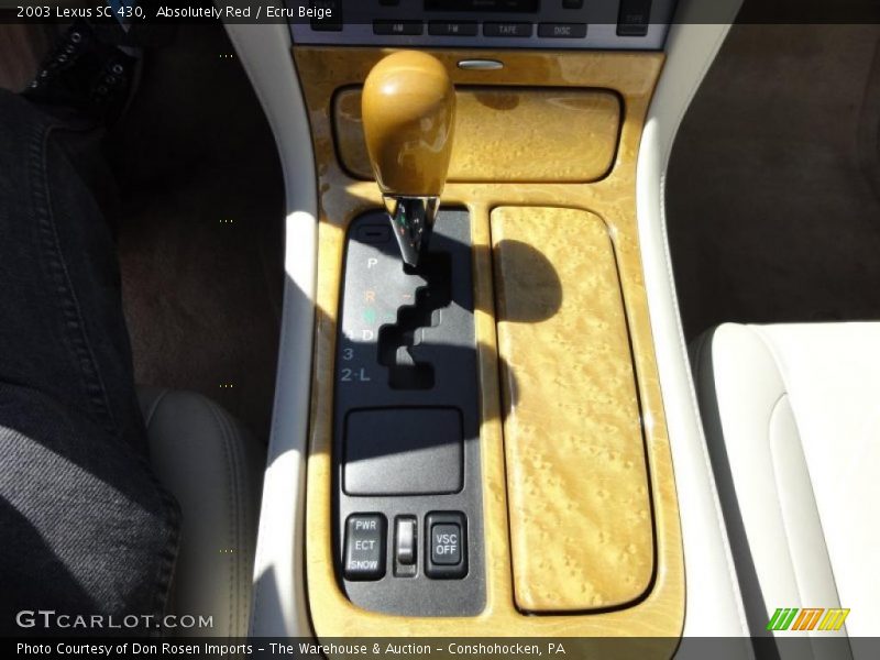  2003 SC 430 5 Speed Automatic Shifter