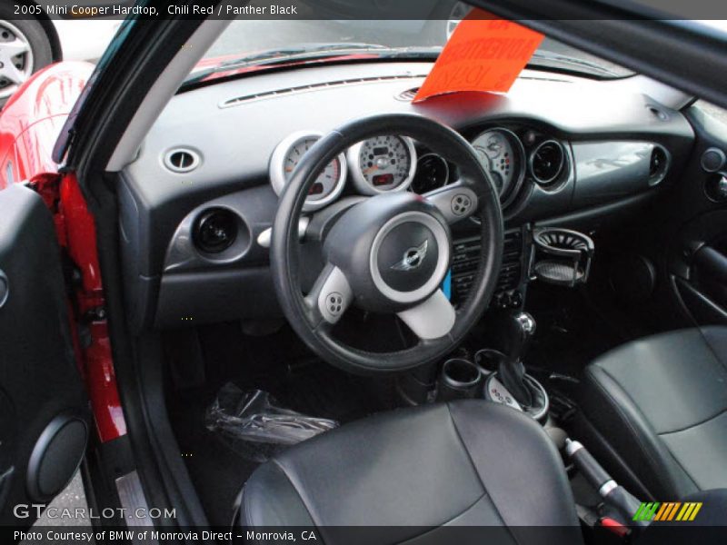 Chili Red / Panther Black 2005 Mini Cooper Hardtop