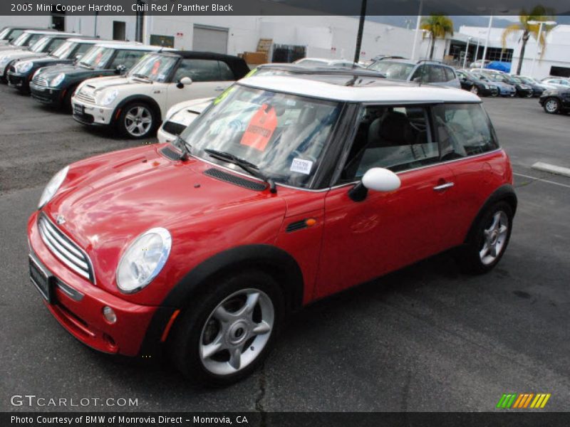 Chili Red / Panther Black 2005 Mini Cooper Hardtop