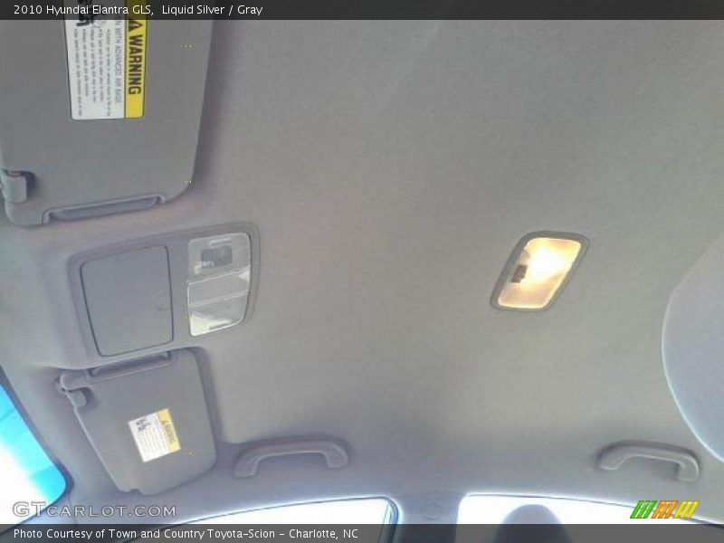 Liquid Silver / Gray 2010 Hyundai Elantra GLS