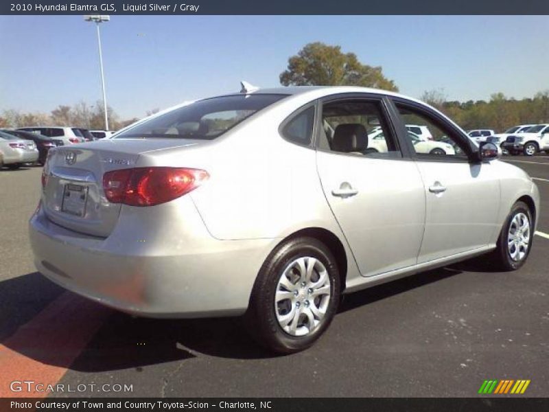 Liquid Silver / Gray 2010 Hyundai Elantra GLS