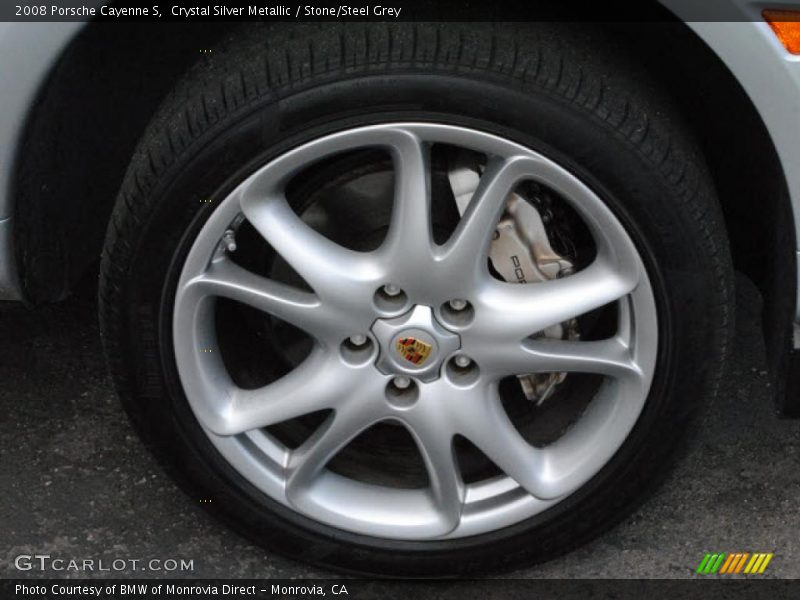 Crystal Silver Metallic / Stone/Steel Grey 2008 Porsche Cayenne S