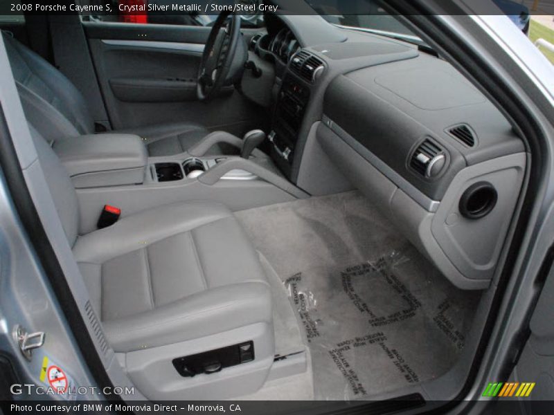Crystal Silver Metallic / Stone/Steel Grey 2008 Porsche Cayenne S