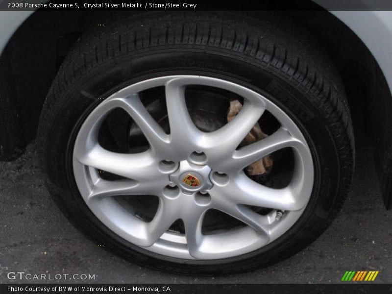 Crystal Silver Metallic / Stone/Steel Grey 2008 Porsche Cayenne S
