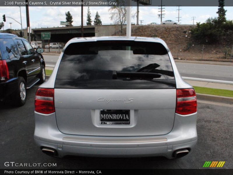 Crystal Silver Metallic / Stone/Steel Grey 2008 Porsche Cayenne S