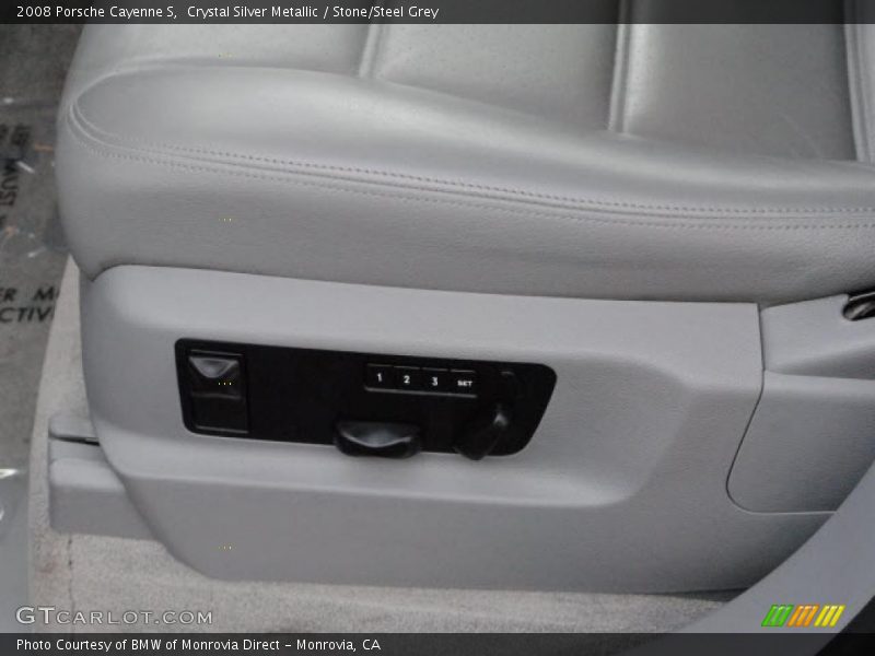 Crystal Silver Metallic / Stone/Steel Grey 2008 Porsche Cayenne S