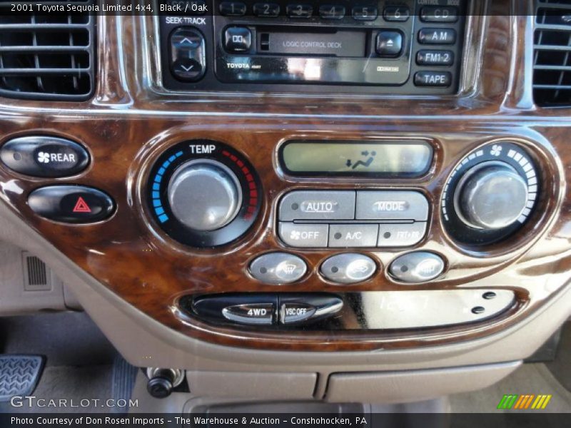 Controls of 2001 Sequoia Limited 4x4