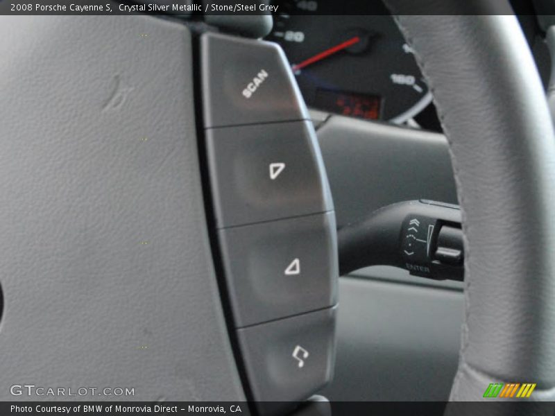 Crystal Silver Metallic / Stone/Steel Grey 2008 Porsche Cayenne S